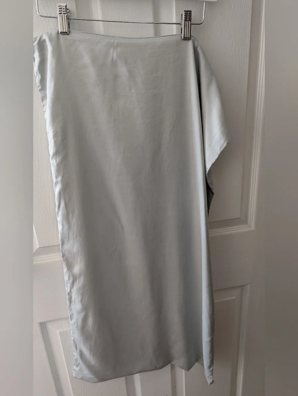 Blissy Mulberry Silk Long King Pillowcase In Cool Toned Light Gray, King Size